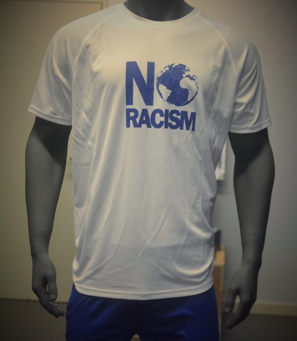 T-Shirt NO RACISM #weiss