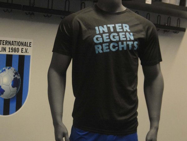 T-Shirt INTER GEGEN RECHTS #inter schwarz