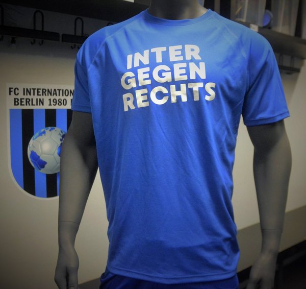 T-Shirt INTER GEGEN RECHTS #inter blau